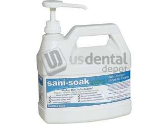 ENZYME Sani-Soak Ultra Enzymatic Cleaner- Cool Mint- 4gal  1 Gallon x 4/cs #ENZ 5202-NDC (case)