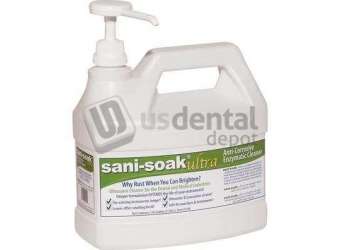 ENZYME Sani-Soak Ultra Enzymatic Cleaner- Lemongrass Lavender- 4gal  1 Gallon x 4/cs #ENZ 5198-NDC (case)