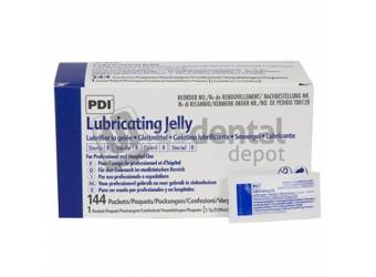 PDI Lubricating Jelly- Sterile- 2.7 gm/pk- 144 pk/bx- 12 bx/cs (54 cs/plt) (US Only) #PDI T00137