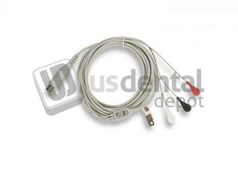 ZOLL AMI 3-Lead Wire ECG Patient Cable-12in #ZOL 8000-0025