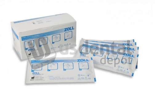 ZOLL Electrodes- ECG- 6/pouch- 100 pch/cs #ZOL 8900-0006