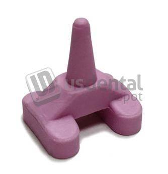 BESQUAL Uni-Peg Porcelain Furnace Pegs Anterior for Bridges - PINK - Ceramic firing peg- 12pk #515-021