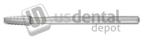 SS WHITE - FG #1703 SL (Surgical Length) Round End Taper Cross Cut Fissure - #14075-5