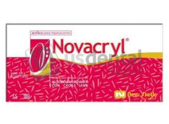 Novacryl- Self Curing Acrylic Shade 59 - 22lb Package in bucket with a seal plastic bag.