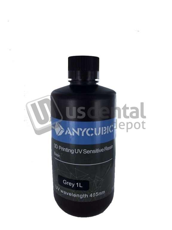 ANYCUBIC UV RESIN GRAY 1 LT ANYCUBIC POT061 US Dental Depot