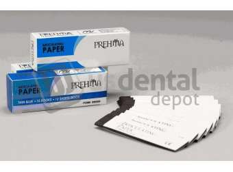PREHMA - BLUE X Thin - 80microns - 144pk Articulating Paper - double sided film - pre cut strips - 400322