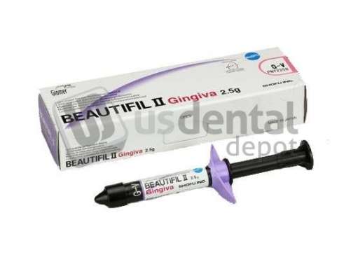 SHOFU BEAUTIFIL II Gingiva - GUM  Syringe Refill  2.5gr - Shade: G - ORANGE PINK - #Y2260