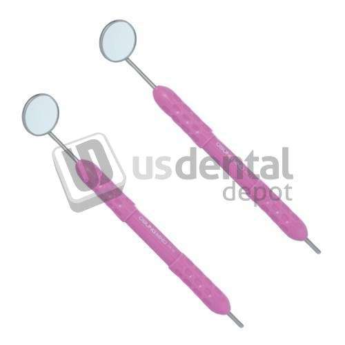 OSUNG Mirror Handle- Silicone - SS type- 5ea/pack- PURPLE color - 2MHS2-or -D-MHS-02