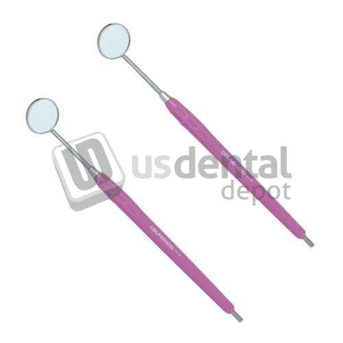 OSUNG Mirror Handle- Silicone -  CS Cone Socket   type- 5ea/pack- PURPLE color - 2MHC2-or -D-MHC-02