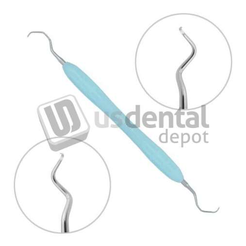 OSUNG Gracey Curette - Silicone handle- Standard -Distal surface of all posterior teeth 2CGR17-18-or -sCGR17-18