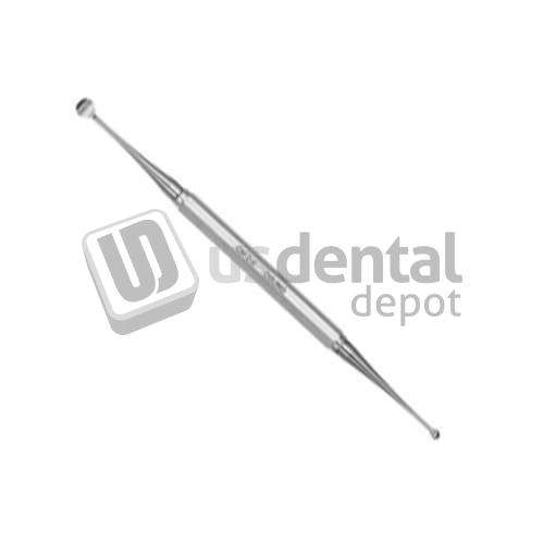 OSUNG  Molt #2-4 Double End Surgical Curette with a Stainless Steel handle - #URCM2-4