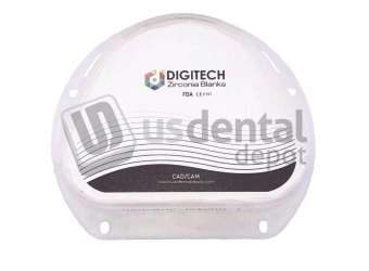 DIGITECH - ML 4D AT Dental Zirconia discs  93mm x 71mm  x 16mm A2 Multi-Layer AMANN GIRRBACH #4D ML A2 93  16MM