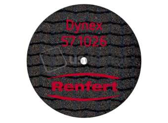 RENFERT Dynex Brillant Separating discs 26 x 1.0 mm Non-precious alloys Model casting P20 - #571026-
