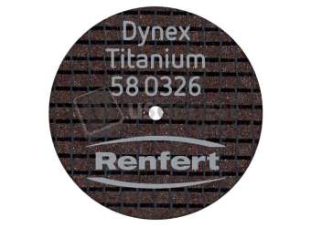 RENFERT Dynex Titanium Seperating discs 26 x 03 mm 20pk - #580326-