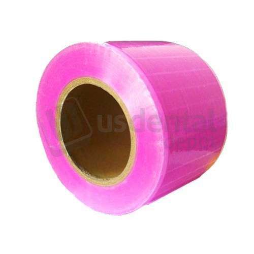 PLASDENT STICKY WRAP Barrier Film- 4W x 6L- Roll of 1200 sheets Colors: M- Magenta ( 12px  per case ) #PS1250-M