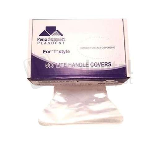 PLASDENT LITE HANDLE COVER For T STYLE 5¾W x 4L (500pcs/box) ( 20 boxes /case ) #PS328P