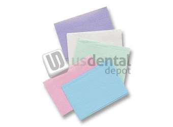 PLASDENT PATIENT BIBS 2-ply + Poly Back 13 x 18 (500pcs/box) Colors: 1-WHITE ( 1 pcs per case ) #BIB-1