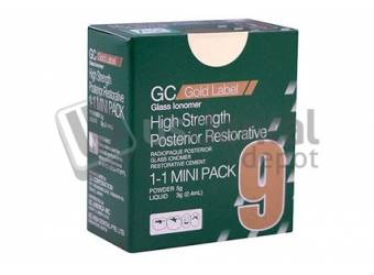 GC Fuji-IX GP Glass Ionomer A2 - GREEN Mini Package - Posterior Restorative A2 - Powder & Liquid 5ml / 5grs powder- #2577