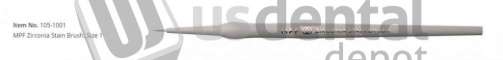 MPF BRUSH Zirconia Staining Brush size #1 Brushes Kit - Mfg.#105-1001 - #MPF BRUSH co