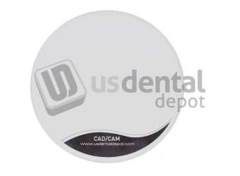 ST Dental Zirconia discsSuper Translucent 98.5mm ( 98mm ) x 22mm - 1 discsper box - WHITE MONO