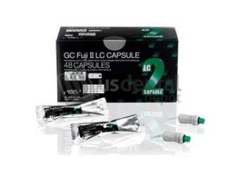 GC Fuji-II LC A2 Capsules 48/Pk. Light-Cure Resin Reinforced Glass Ionomer - #425002