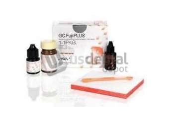 GC Fuji-PLUS 1:1 Package, No-Etch. Resin Reinforced Glass Ionomer Luting - #431101