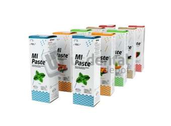 GC MI Paste Plus Assortment Pack 10pk / 40grs ea. Topical Tooth Cream contains RECALDENT - #422614