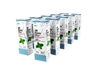 GC MI Paste Plus Mint 10pk / 40grs ea. Topical Tooth Cream contains RECALDENT (CPP-ACP) - #422621 or  # 482621( export )