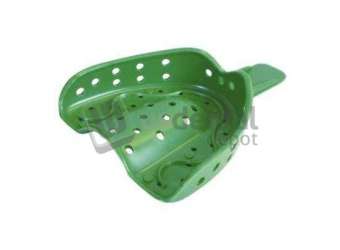 GC COE Spacer Trays #1D Large GREEN Perforated Upper Full-Arch Plastic Impression - #250012