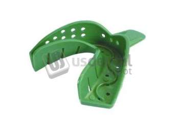 GC COE Spacer Trays #20D Large GREEN Perforated Lower Full-Arch Plastic Impression - #252012