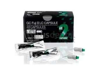 GC Fuji-II LC B2 Capsules 48pk . Light-Cure Resin Reinforced Glass Ionomer - #425006