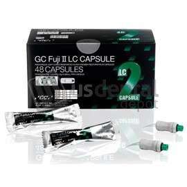 GC Fuji-II LC B2 Capsules 48pk . Light-Cure Resin Reinforced Glass Ionomer - #425006