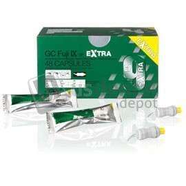 GC Fuji IX GP Extra GC C4 Capsules 48pk . Packable Resin Reinforced Glass Ionomer - #425048