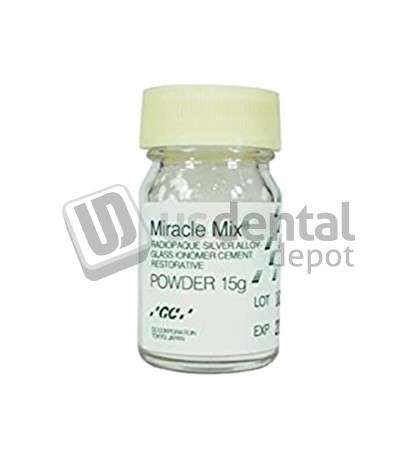 GC Miracle Mix POWDER ONLY , Self-Cure Metal Reinforced Crown and Core Build-Up - #000121