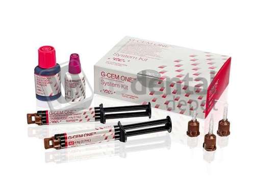 GC G-CEM ONE™ Single Refill AO3 (1 Syringe AO3 (4.6 g) + 8 GC Automix Tips Regular + 2 GC Automix Tip Endo) #013675