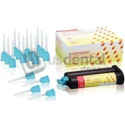 GC TempSmart Temporary Crown & Bridge Material - A3, 48 ml Cartridge (1:1 ratio) & - #009394