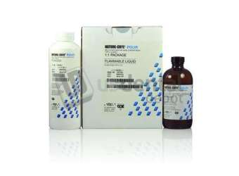 GC Nature-Cryl Pour Self-Cured  Denture Base Repair Resin Liquid 32oz.Liquid monomer only - #349779