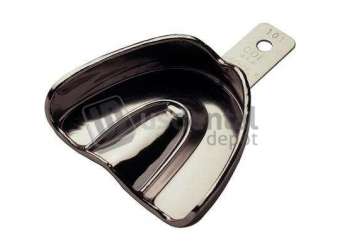 GC Coe-Tray #103 Medium-Large Upper Full-Arch Nickel-Plated Solid Impression Tray - #261031