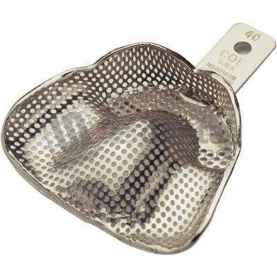 GC Coe-Tray McGowan #43 Small Upper Full-Arch Nickel Plated Perforated Immediate - #260431