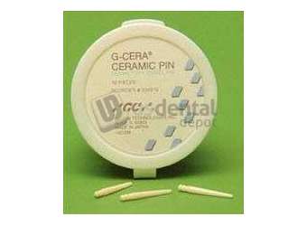 GC G-Cera Ceramic Zirconia Refractory Dowel Pins. Box of 10 Pins - #334910