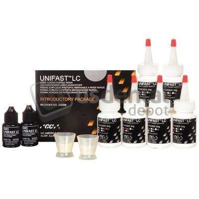 GC Unifast LC Assortment Package - Light-Cure Temporary Crown and Bridge Material - #338006