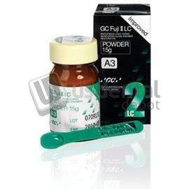 GC Fuji-II LC B4 Powder, Light-Cure Resin Reinforced Glass Ionomer Restorative - #000202