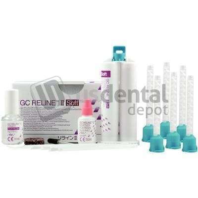 GC RELINE II Intro Kit - Soft. Vinyl polysiloxane, soft relining material - #010258