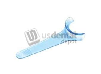 PLASDENT Cheek Retractor-Hand-held CHILD CLEAR BLUE 2/Pk. Autoclavable up to 250 degree F. #EX-9003