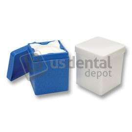 PLASDENT WHITE 2x2 Sponge Dispenser, Autoclavable. Single dispenser. #4002SD-WHITE