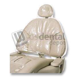 PLASDENT Full Chair Sleeve-33in W x 54in L 200pk . Plastic chair sleeves conform neatly to patient chairs, including headrest. reduces the use of disinfectants for cleaning and extends the life of the chair. Disposable. #PS105