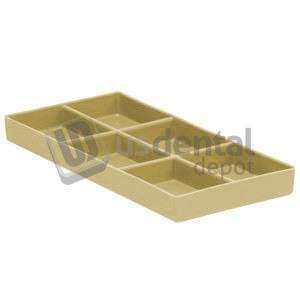 PLASDENT BEIGE Cabinet Tray Organizer Organizer #20  8x4x1  Steam and Chemical Autoclavable to 270 F #300CR20-7