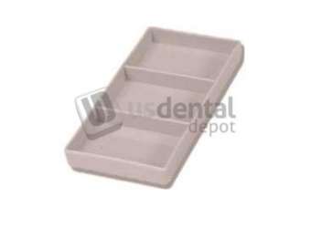 PLASDENT BEIGE Cabinet Tray Organizer Organizer #17  8x4x1  Steam and Chemical Autoclavable to 270 F. #300CR17-7