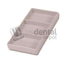 PLASDENT BEIGE Cabinet Tray Organizer Organizer #17  8x4x1  Steam and Chemical Autoclavable to 270 F. #300CR17-7