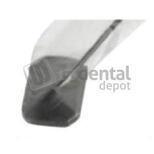 PLASDENT X-Ray Sensor Sleeve for Dexis size #2, CLEAR Plastic, no paper backing, 9 1/2in  long. Case of 500. #PS-DEXIS-2